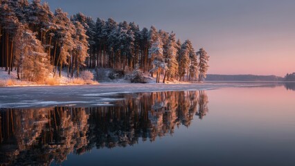 Winter Wilderness Landscape