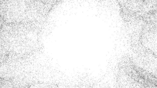 Abstract dynamic particles animation 4k seamless loop