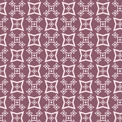 Elegant Mauve Star Pattern with White - Abstract Geometric Background in Rose Taupe