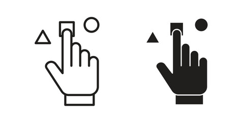 Variety icon line illustration background. icon concept vector