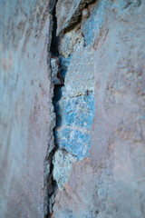 Grietas en el muro, texturas org&aacute;nicas