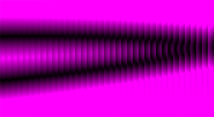 Rhythmic striped gradient pattern with dynamic magenta vibrancy