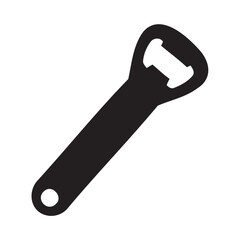 Bottle Opener Silhouette Icon