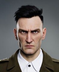 portrait of a young blond man