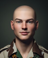 portrait of a young blond man