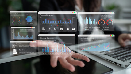 Financial dashboard improves data analytics reporting, performance tracking, and strategic decision making Parse