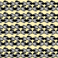 seamless pattern with gold coins