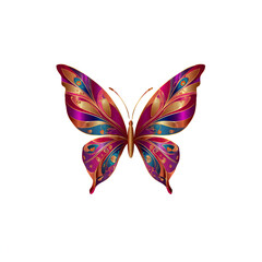 Luminous Butterfly Iridescent Winged Beauty