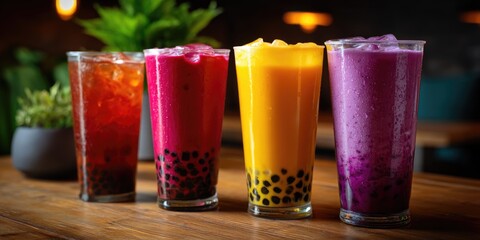 Vibrant Fruit Smoothies