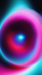 Abstract vertical gradient background wallpaper in pink, turquoise, and purple. Iridescent, shiny, blurred, smeared design with light noise, dust and grain. Unique colors, modern digital rough effect