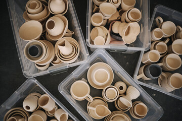 close up of a ceramic bowl