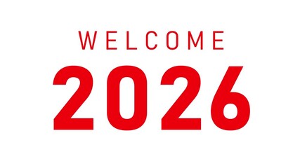 2026 happy new year 2026 animated goodbye 2025 background greetings welcome happy new year 2026 4k video. New Year on black background Concept.