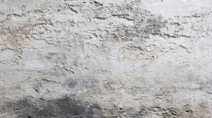 Obraz premium A concrete wall displays various textures and uneven surfaces. The wall shows signs of aging with patches and discoloration. This scene captures the raw appearance of urban infrastructure.