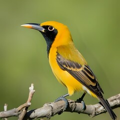 Masked Weaver bird in Kenya habitat 