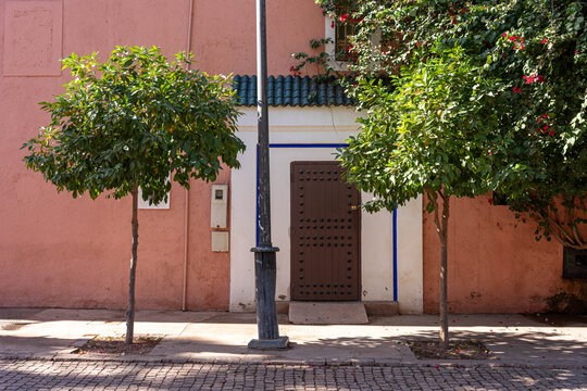 Porte et couleurs du Maroc a Marrakech 