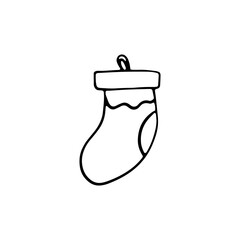 Christmas Stocking Gift Sock Doodle