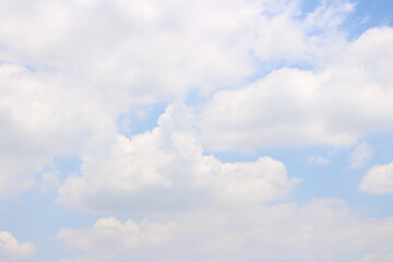 blue sky with clouds. clouds in the sky. blue sky and clouds.