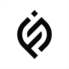 FJ Letter creative logo design template icon