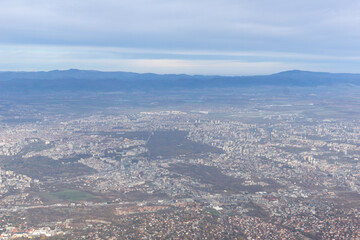 Landscape of Vitosha Mountain near Kamen Del peak, Bulgaria