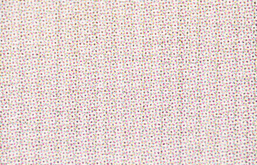 Dense CMYK Micro Dot Pattern on Light Paper