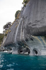 marble cathedral patagonia chile