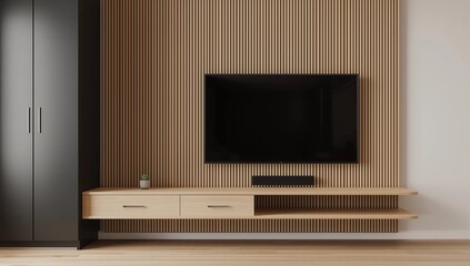 Interior Design. Architecture. Computer generated image of bed room. Architectural Visualization. 3D rendering