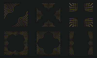 Ornamental Golden Line Border Bundle