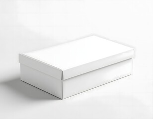 Naklejka premium White Blank Box