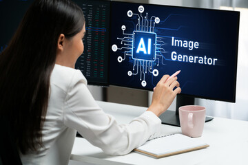 Generative AI virtual assistant tools for prompt engineer and user for ease of engage artificial intelligence AI technology help people to work with generative AI functions by prompting the AI brisk