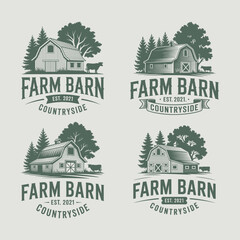 Set of Country Farm logo.