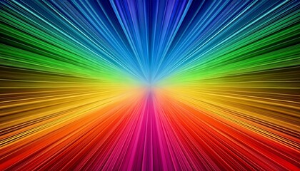 Obraz premium Abstract Lines With Rainbow Gradient Background