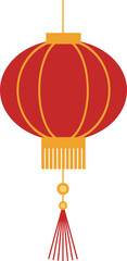 Elegant Festive, Red Chinese Paper Lantern