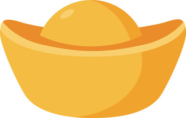 Chinese Yuan Bao Gold . Imperial Gold Igot YuanBao.