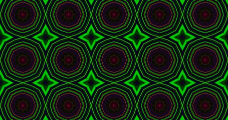 Tunnel video loop with motion background creating seamless visual display in vibrant colors for relaxation and entertainment