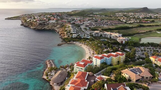 Aerial View of Blue Bay, Curacao