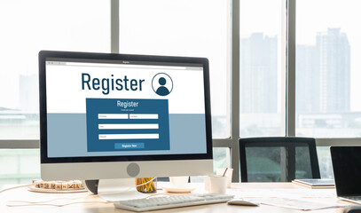 Online registration form for modish form filling on the internet website