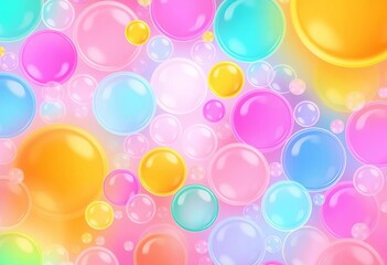 Abstract pastel bubble background, seamless repeating pattern, seamless, art
