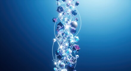 Abstract Quantum Computing Geometric Visualization