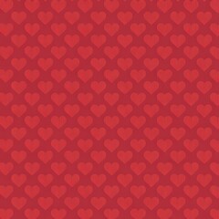 Fototapeta premium Red Heart Pattern Background for Valentine's Day Cards and Invitations Ideal for Romantic Design Projects and Love Themed Decorations Perfect for Greeting Cards and Social Media Posts