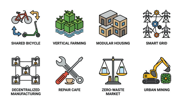 Innovative Urban Concepts Collection Sustainable Living Smart Technology and Modern Solutions
