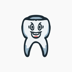 tooth vector design on white background
