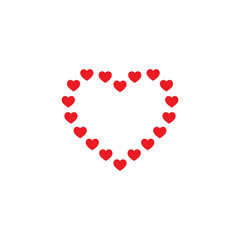 Heart icon. Heart shape Isolated on white background