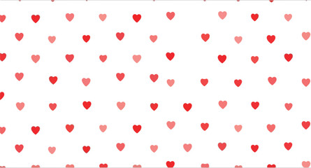Red Hearts Pattern Festive Love Design for Valentine's Celebrations