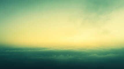 Obraz premium High-altitude view of clouds at sunrise