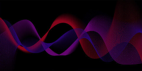 Music equalizer sound wave illustration vector.