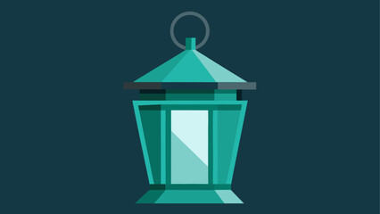 Silhouette of Man Walking Toward Geometric Star Shape