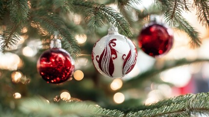 christmas, background, holiday, decoration, gift, fik, winter, branch, ball, festive, happy, decorative, traditional, new, white, ornament, december, colorful, merry, seasonal, xmas, year, season, pre