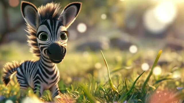 Adorable Baby Zebra With Fluffy striped Videos