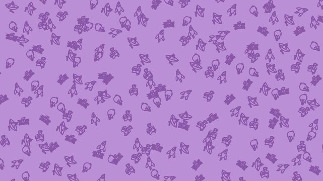 Suitable for mystical or magicalthemed designs, this lavender background with purple symbols adds an aura of mystery and enchantment.