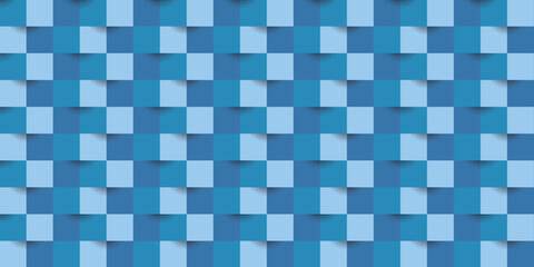 青　立体　幾何学　模様　背景